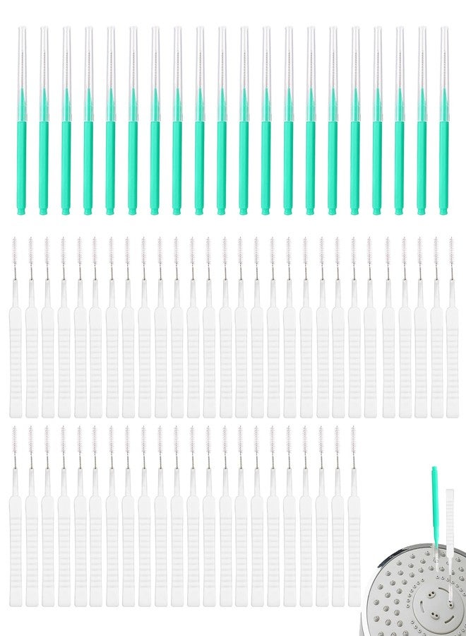Penitue 70pcs Shower Head Cleaning Tools, Multifunctional Shower Head Cleaner Picks Cleaning Brush Unclogger Accessories for Small Holes Faucets Sink Gaps Nozzles (2 Styles) - Image 1